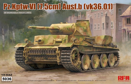 [ RYM5036 ] Ryefiel model Panzer VI Ausf. B (VK36.01) 1/35