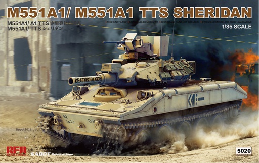 [ RFM5020 ] Ryefield model M551 A1 TTS sheridan 1/35