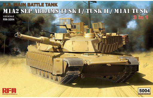 [ RFM5004 ] Ryefield model M1A2 Abrams TUSK I/TUSK II 1/35