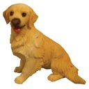 [ SADDA002 ] Streets Ahead Dollshouse Zittende Golden Retriever