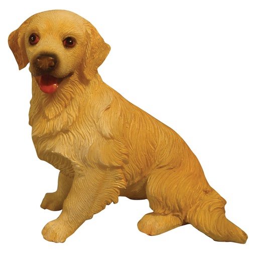 [ SADDA002 ] Streets Ahead Dollshouse Zittende Golden Retriever