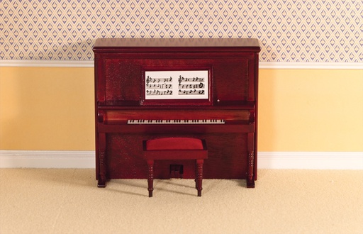 [ SAD2114 ] Streets Ahead Dollshouse Piano met Zitbankje