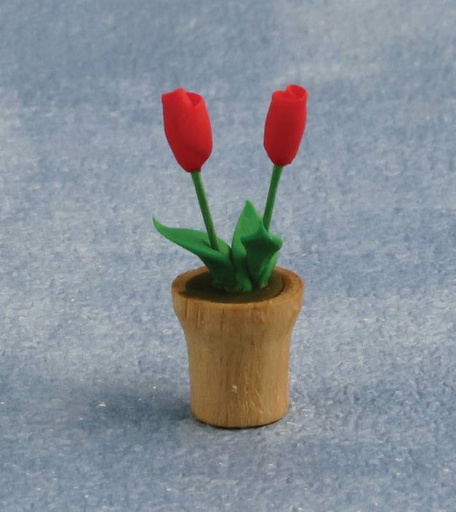 [ SADD2579 ] Streets Ahead Dollshouse Tulpen In Een Potje