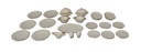 [ SADD2194 ] Streets Ahead Dollshouse Witte Eetset