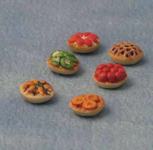 [ SADD89607 ] Streets Ahead Dollshouse Fruittaartjes 6stuks
