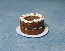 [ SADD1990 ] Streets Ahead Dollshouse Ronde Chocolade Taart