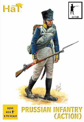 [ HAT8254 ] Hat Prussian Infantry (action) 1/72