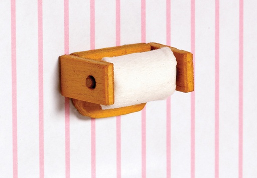 [ SAD4318 ] Streets Ahead Dollshouse Toiletpapier + Houder