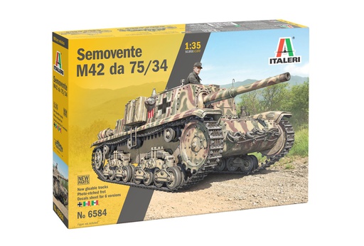 [ ITA-6584 ] Italeri Semovente M42 da 75/34 1/35