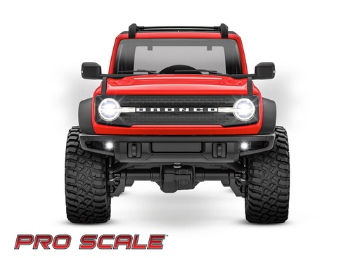 [ TRX-9783 ] Traxxas LED light set, front & rear, complete (includes light harness, 1.6x10mm BCS (self-tapping) (2), 1.6x7mm BCS (self-tapping) (2), zip ties (2)) (fits #9711 body) - TRX9783