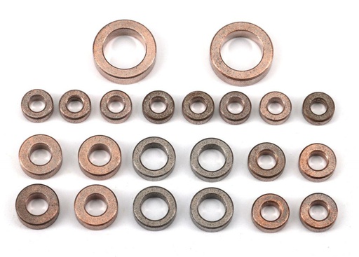 [ TRX-9745 ] Traxxas Bushing set, complete (3x6x2.5mm (8), 5x8x2.5mm (4), 4x8x3mm (4), 8x12x3.5mm (2), 3.5x7x2.5mm (4)) - trx9745