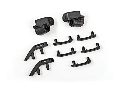 [ TRX-9717 ] Traxxas Trail sights (left &amp; right)/ door handles (left, right, &amp; rear)/ front bumper covers (left &amp; right) (fits #9711 body) - trx9717