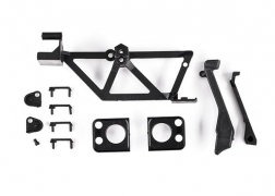 [ TRX-9731 ] Traxxas Door handles (4)/ light mounts, front (left &amp; right)/ light retainers, front bumper (left &amp; right)/ fuel cap/ snorkel/ spare tire mount (fits #9712 body) - trx9731