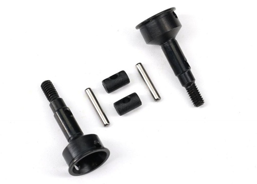 [ TRX-9753 ] Traxxas Stub axle, front (2)/ cross pins (2)/ drive pins (4) - trx9753