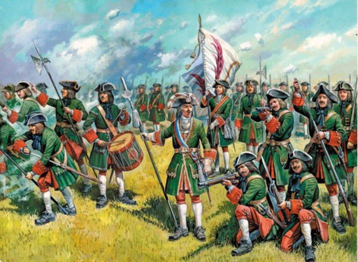 [ ZVE8049 ] Zvezda Russian Infantry Of Peter The Great 1/72