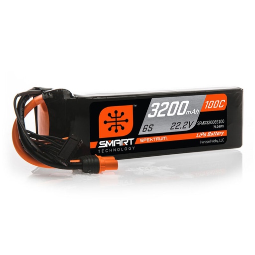 [ SPMX32006S100 ] 3200mAh 6S 22.2V 100C Smart Lipo - IC3