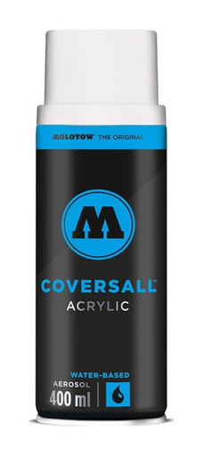 [ MOL358160 ] Molotow coversall water-based Signal White 400ml spray