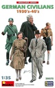 [ MINIART38075 ] Miniart German Civilians 1930's-40's 1/35