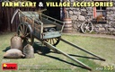 [ MINIART35657 ] Miniart Farm Cart & Village Accessories 1/35