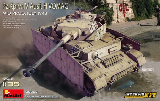[ MINIART35305 ] Miniart Pz.Kpfw.IV Ausf. H Vomag Mid Prod. July 1943 1/35