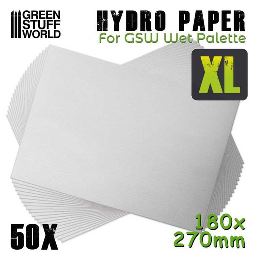 [ GSW10621 ] Green stuff world   Hydro Paper XL x50 (180x270mm) Hydro Paper XL x50 (180x270mm) Hydro Paper XL x50