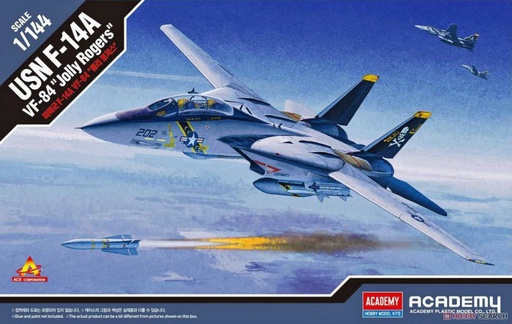 [ AC12626 ] Academy USN F-14A VF-84 "Jolly Rogers" 1/144