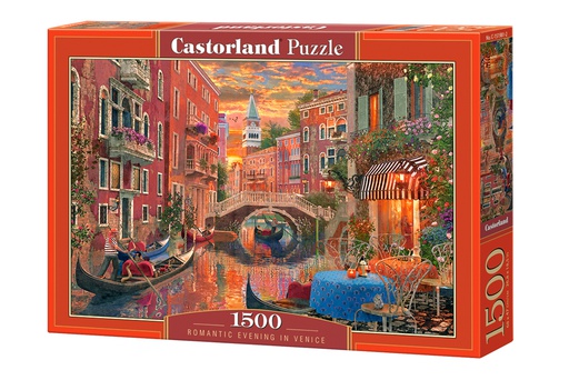 [ CASTOR151981 ] Castorland puzzle Romantic evening in Venice (1500 stukjes)