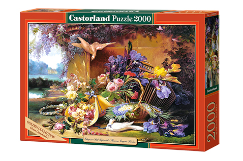 [ CASTOR200276 ] Castorland puzzle ELEGANT STILL LIFE WITH FLOWERS (2000 stukjes)