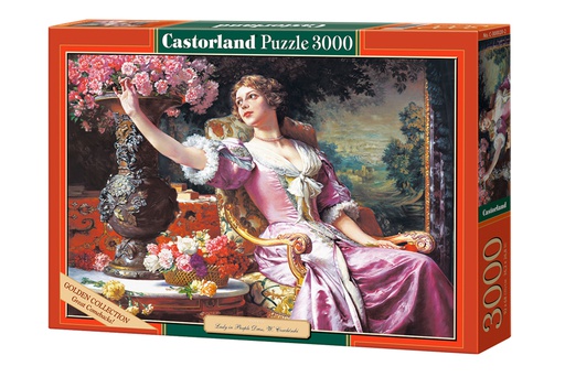 [ CASTOR300020 ] Castorland puzzle Lady in purple dress (3000 stukjes)