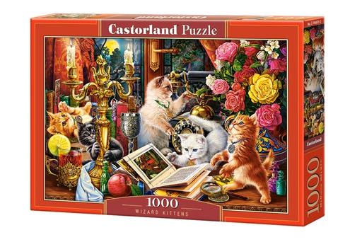 [ CASTOR104857 ] Castorland puzzle wizard kittens (1000 stukjes)