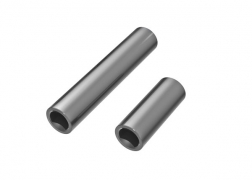 [ TRX-9752-GRAY ] Traxxas  Driveshafts, center, female, 6061-T6 aluminum (dark titanium-anodized) (front & rear) (for use with #9751 metal center driveshafts) - TRX9752-gray