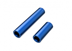 [ TRX-9752-BLUE ] Traxxas Driveshafts, center, female, 6061-T6 aluminum (blue-anodized) (front & rear) (for use with #9751 metal center driveshafts) - TRX9752-blue
