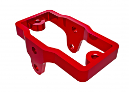 [ TRX-9739-RED ] Traxxas Servo mount, 6061-T6 aluminum (red-anodized) - TRX9739-red