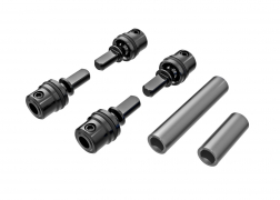 [ TRX-9751-GRAY ] Traxxas  Driveshafts, center, male (steel) (4)/ driveshafts, center, female, 6061-T6 aluminum (dark titanium-anodized) (front & rear)/ 1.6x7mm BCS (with threadlock) (4) - TRX9751gray