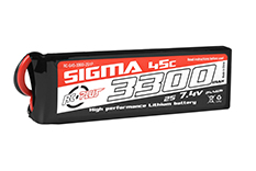 [ RC-G45-3300-2S1P ] LIPO - Sigma 45C - 3300mAh - 2S1P - 7.4V - XT60