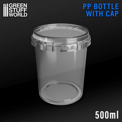 [ GSW3972 ] Green stuff world 500ml PP bottle with Cap