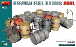 [ MINIART49002 ]  Miniart German Fuel drums 200L 1/48