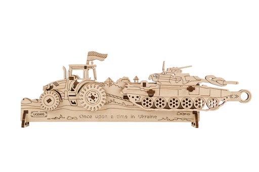 [ UGEARS4820184121577 ] Ugears brave UA tractor