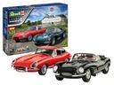 [ RE05667 ] Revell Gift Set Jaguar 100th Anniversary: Jaguar E-Type + Jaguar XK-SS 1/24