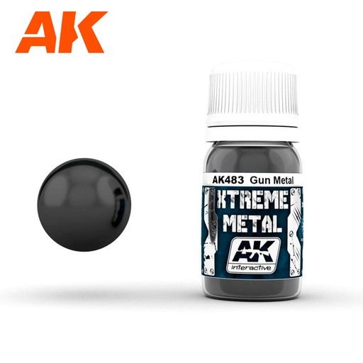 [ AK483 ] Ak-interactive Xtreme metal gun metal 30ml