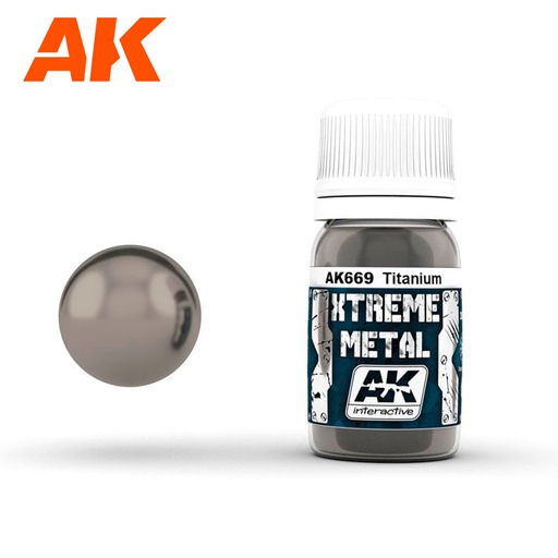 [ AK669 ] Ak-interactive Xtreme metal Titanium