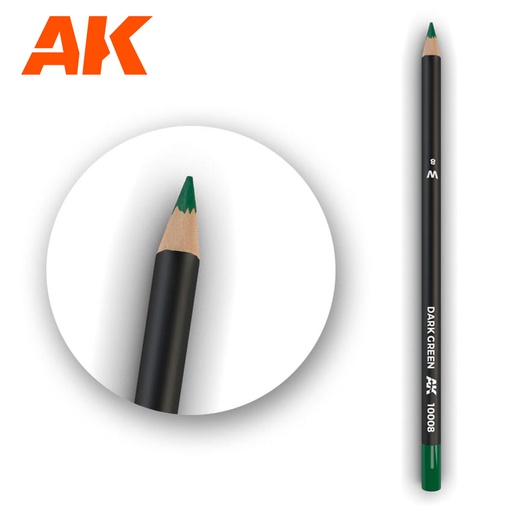 [ AK10008 ]  Ak-interactive Weathering pencils Watercolor Pencil Dark Green