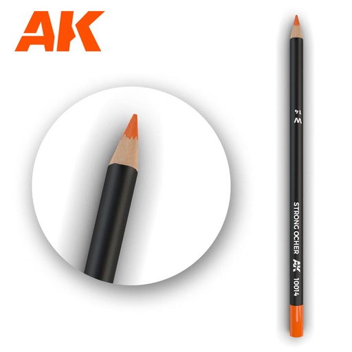[ AK10014 ] Ak-interactive Weathering pencils Watercolor Pencil Strong Ocher 