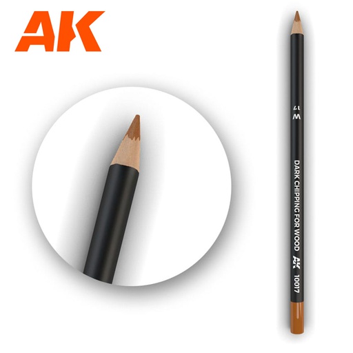 [ AK10017 ] Ak-interactive Weathering pencils Watercolor Pencil Dark Chipping for wood 