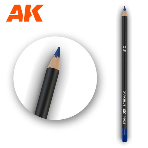 [ AK10022 ] Ak-interactive Weathering pencils Watercolor Pencil Dark Blue