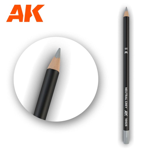 [ AK10025 ] Ak-interactive Weathering pencils Watercolor Pencil Neutral Grey  