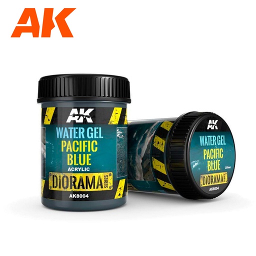 [ AK8004 ] Ak-interactive Dioramas WATER GEL PACIFIC BLUE - 250ml (Acrylic)