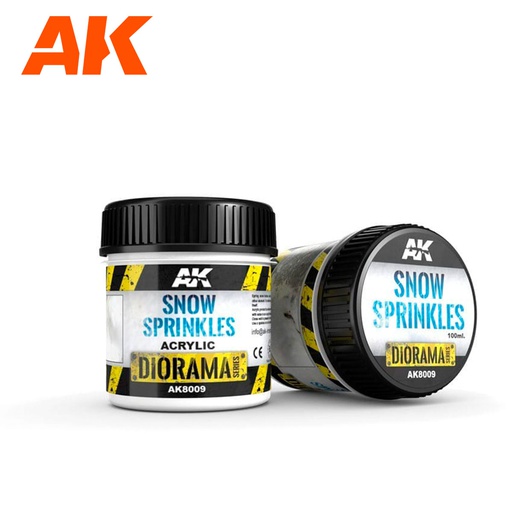 [ AK8009 ] Ak-interactive Dioramas SNOW SPRINKLES - 100ml (Acrylic)