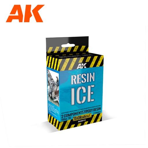 [ AK8012 ] Ak-interactive Dioramas RESIN ICE - 2 COMPONENTS