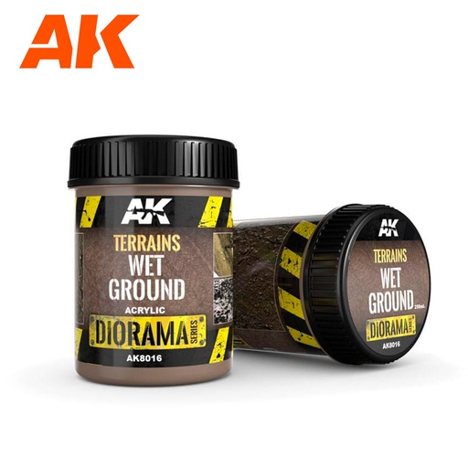 [ AK8016 ] Ak-interactive Dioramas TERRAINS WET GROUND - 250ml (Acrylic)